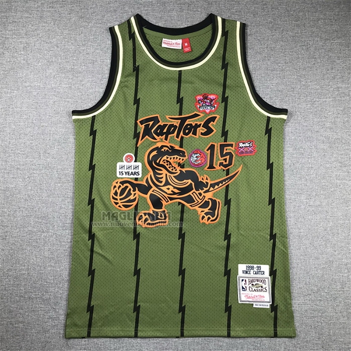 Maglia
 Vince Carter NO 15 Toronto Raptors Mitchell & Ness 1998-99 Verde
